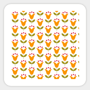 Hibiscus Flower Pattern Sticker